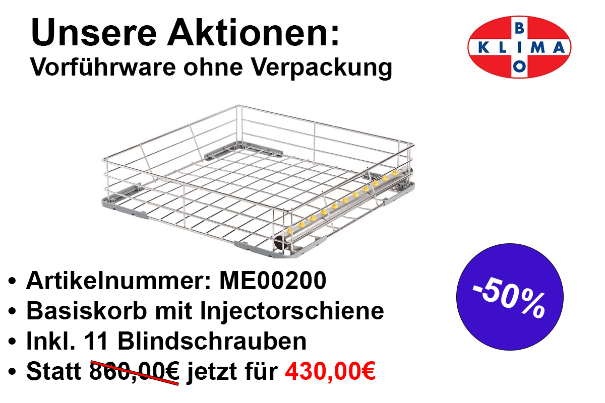 Basiskorb mit Injektorschiene