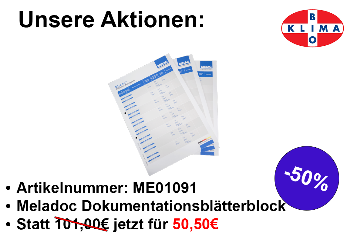 Meladoc Dokumentationsblätterblock
