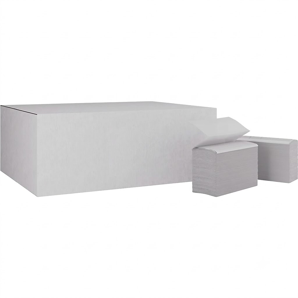 Falthandtücher Z-Falz weiß ca. 24 x 8cm, 2-lagig (3000 Stk.)